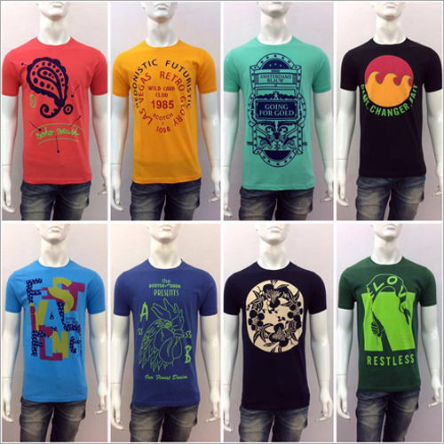 Mens Crew Neck T Shirts