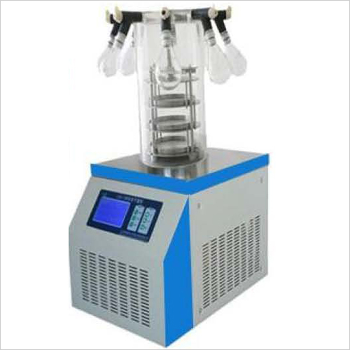 Lyophilizer Freeze Dryer - Mild Steel, 3 & 5 Liters/Hour Capacity | Blue & White, 220 Volt, Digital Temperature Control