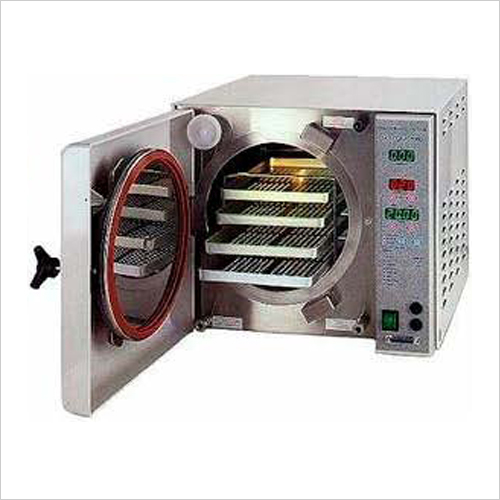 Front Loading Autoclave - Mild Steel 12" x 8" Stainless Steel Trays | Fully Automatic Touch Control Panel 220-240 Volt 1 Year Warranty