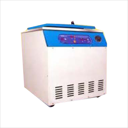 Refrigerated Centrifuge - Mild Steel, 18000 RPM Max Speed, Blue & White | Digital Timer, Dynamic Brake, 99 Minutes Auto Shut-off