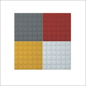 Cemented Chequered Designer Tiles