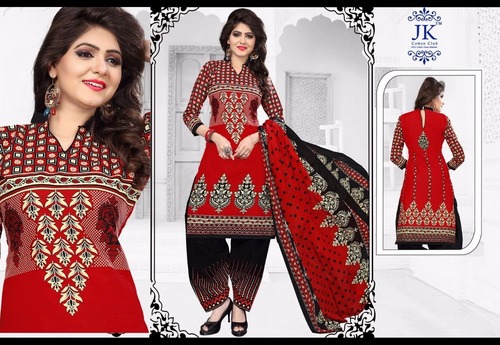 UNSTITCHED COTTON LADIES DRESS MATERIALS