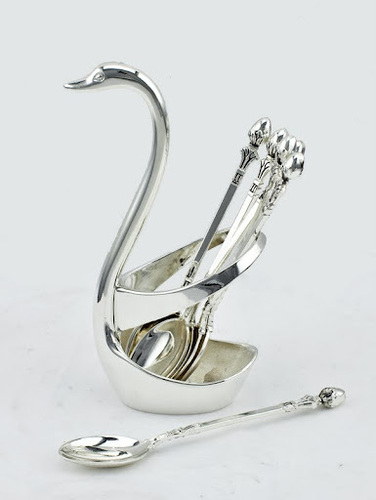 Silver Spoon Holder