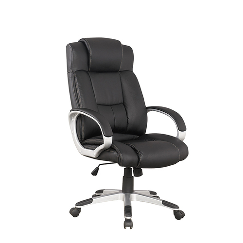 Mif Ergonomic High-Back Leather Executive Office Chair with Arms