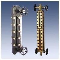 Reflex Type Level Indicator - Stainless Steel 300 MM - 2500 MM Range | Golden & Grey 100 Bar Pressure Low Maintenance Chemical Resistance