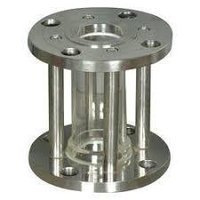 Sight Flow Indicator - Stainless Steel 20 NB - 200 NB Silver | Double Window Type Corrosion Resistant Flanged/Screw Type For High/Low Pressure