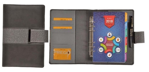 Moisture Proof Executive Leather Bountd Notebook