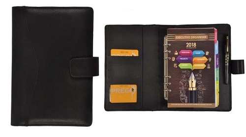 Handmade Leather Journal - Premium Quality Leather, 200 Pages, Eco-Friendly Recycled Paper | Durable, Moisture Proof, Easy to Clean, Lightweight, Perfect for Travelers and Writers