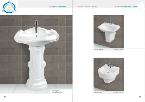 Half Pedestal Wash Basin