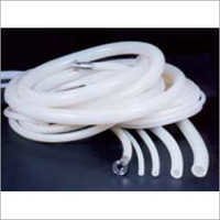 Polyster Reinforced Silicone Transparent Braided - 1/4 to 2 1/2 Inch, White Color, Round Shape, Industrial and Chemical Use, High-Performance Hose