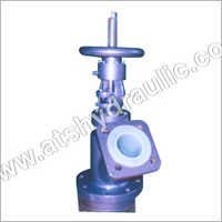 Fep Lined Flush Bottom Valve Size: 80 X 50