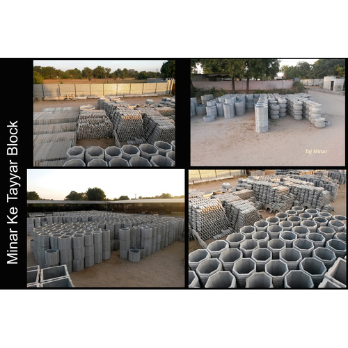 Minar Block - Color: White