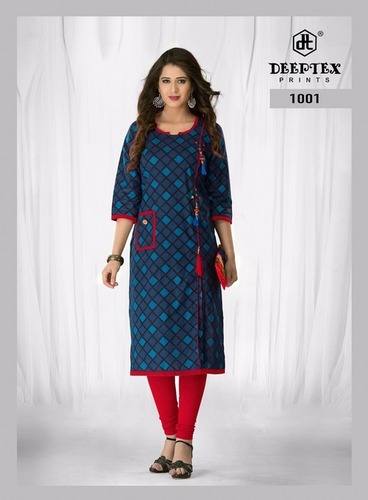 COTTON FABRIC STITCHED KURTI