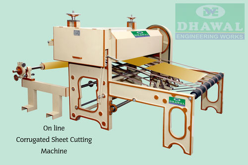 online corrugated sheet cutting machine