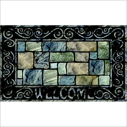 Flock Series Brick Door Mat