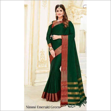 Nimmi Emerald Green Designer Saree
