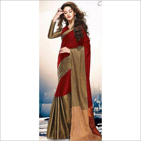 Polyester Cotton Saree