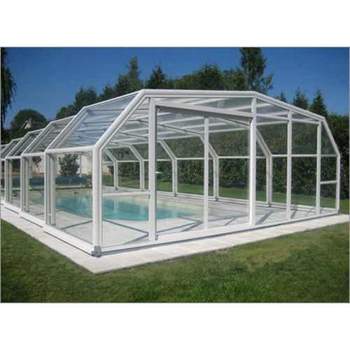 White Swimming Pool Enclosure