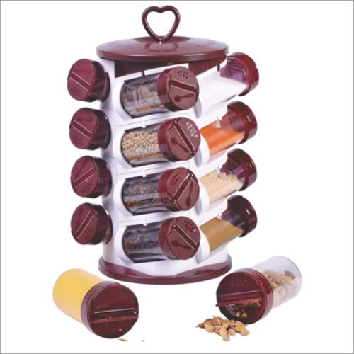 Multicolour Spice Jar Set (16 Pieces)