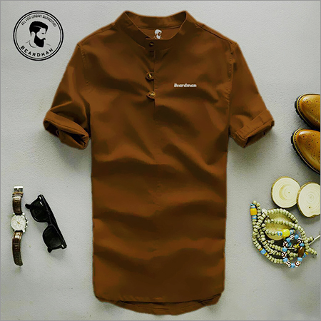 Brown Collar Shirt
