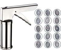 Kitchen Press SS Deluxe With 15 Blades (Push Button)