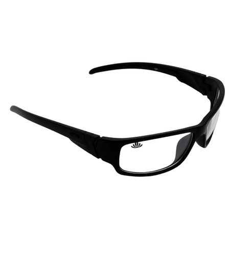 Mens Night Vision White Black Sunglasses - Plastic Frame, Black Color, Unisex, Fibre Lenses, White Color | Comfortable Nose Pads, 100% UV Protection, Attractive Packaging