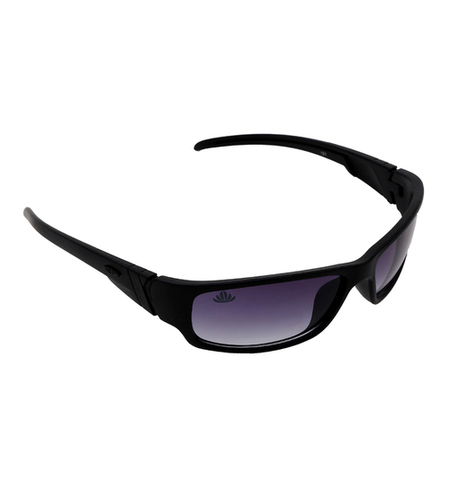 Mens Purple Sunglasses - Plastic Frame, Black Color, Fibre Lenses, Unisex Design | Comfortable Nose Pads, 100% UV Protection, Attractive Packing