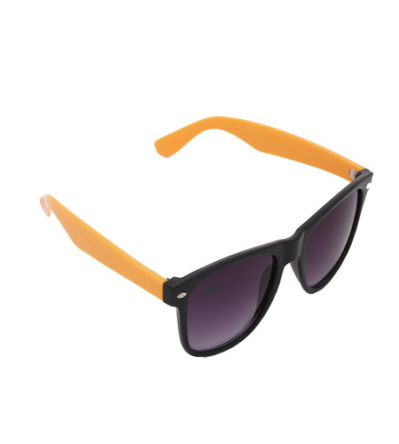 Mens Purple & Orange Sunglasses - Acrylic Lenses, Plastic Frame | UV Protection, Comfortable Nose Pads, Attractive Packaging