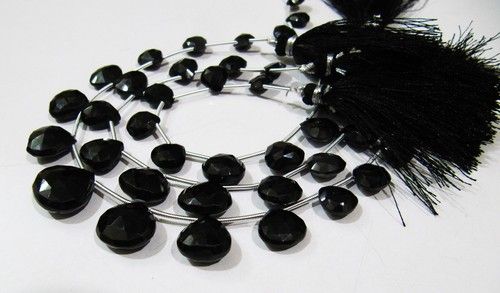 AAA Quality Natural Black Spinel Faceted Beads