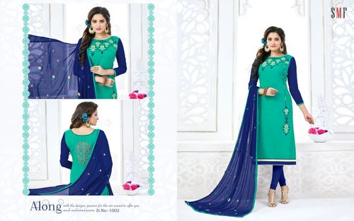COTTON SLUB FABRIC DRESS MATERIALS