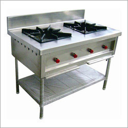 Stainless Steel Two Burner Gas Range