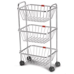 Stainless Steel Fruit Trolley