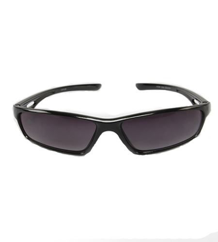Mens Nevy Black Night Vision Sunglass - Plastic Frame, Purple Lenses, Unisex Design | 100% UV Protection, Comfortable Nose Pads, Attractive Packaging