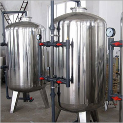 Silver Stainless Steel Activated Carbon Filter