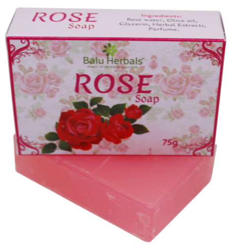 Rose Soap Volume: 0.075 Kilogram(Kg)