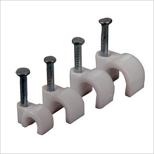 Round Galvanized Nail Cable Clip