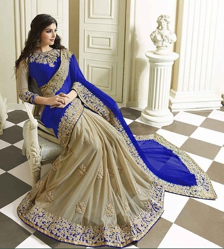 designer party wear saree