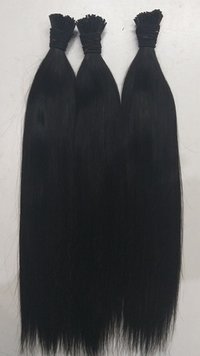 Virgin Human Hair Natural Indian Keratin Straight Hair