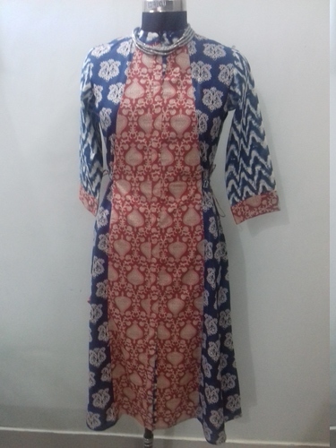Cotton Embroidered Kurtis