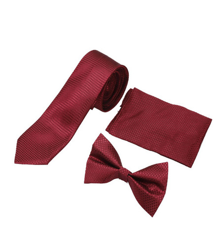 Mens casual maroom Tie & bow