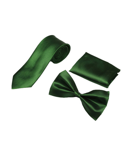 Mens Dark green Casual tie & bow