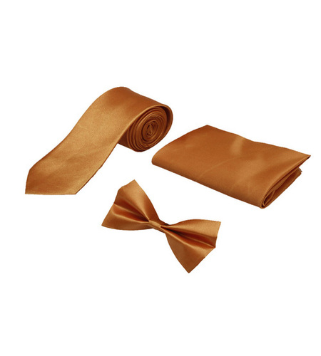 Mens brown casual Tie & bow