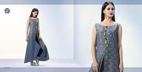 CREPE FABRIC KURTI