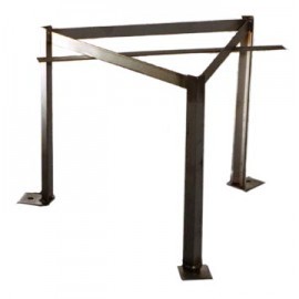 Bee Hive Iron Stand - Iron Material, 5-8 Inch Size | Durable Hive Iron Stand for Enhanced Stability and Support