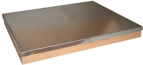 Bee Hive Top Cover - Wooden and Plastic, 6-12 Inch | Lightweight, Easy to Handle, Passive Ventilation Supports Honey Production