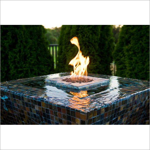 Marble Fountain Fire Pit