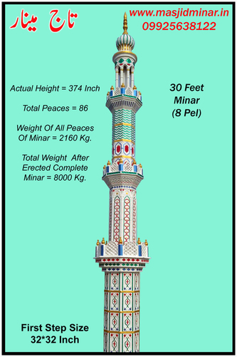 30 Feet (8 Pel) Minar