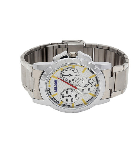 Mens Silver & White Watch - Gender: Unisex