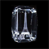 3D Eiffel Tower Crystal Monuments