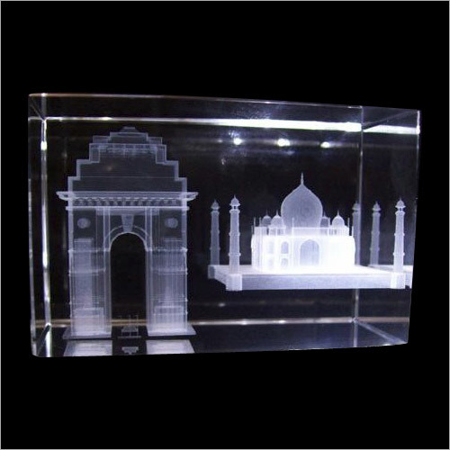 3D Engraved Crystal Monuments